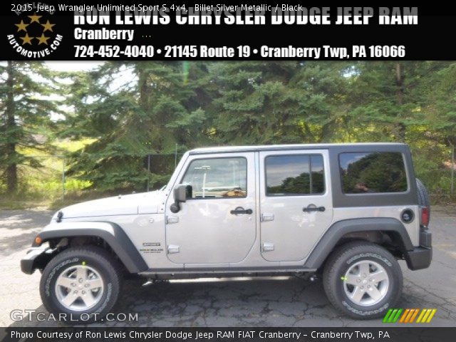 2015 Jeep Wrangler Unlimited Sport S 4x4 in Billet Silver Metallic