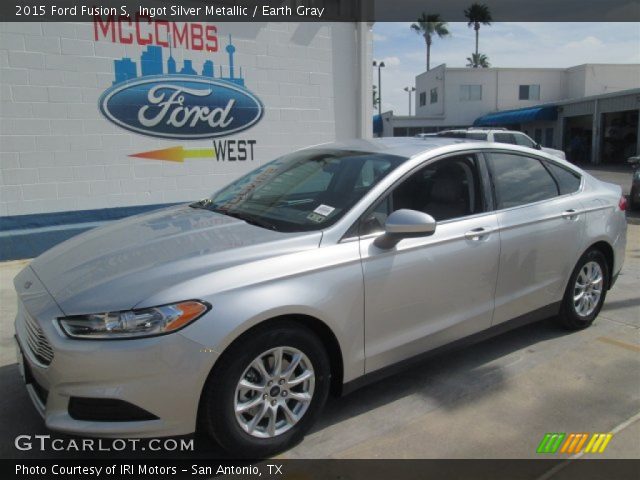 2015 Ford Fusion S in Ingot Silver Metallic