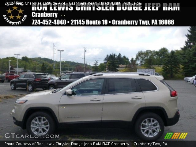 2015 Jeep Cherokee Latitude 4x4 in Cashmere Pearl