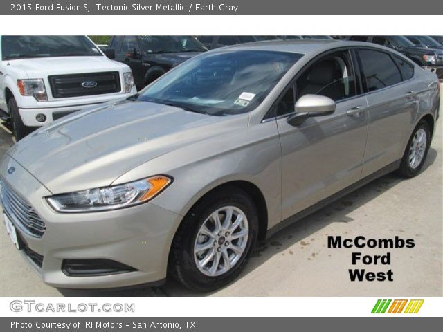 2015 Ford Fusion S in Tectonic Silver Metallic
