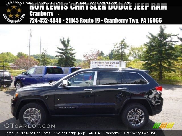 2015 Jeep Grand Cherokee Limited 4x4 in Brilliant Black Crystal Pearl