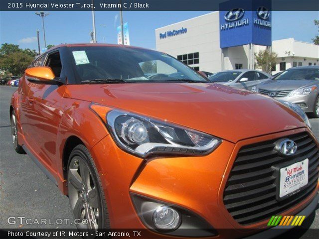 2015 Hyundai Veloster Turbo in Vitamin C