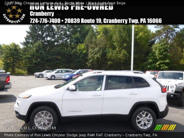 2015 Jeep Cherokee Latitude 4x4 in Bright White
