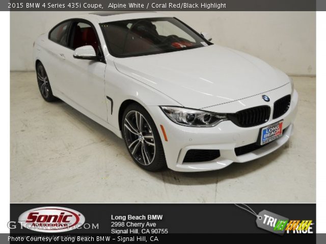 2015 BMW 4 Series 435i Coupe in Alpine White