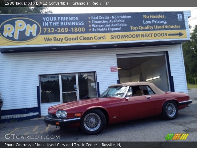 1988 Jaguar XJ XJS V12 Convertible in Grenadier Red