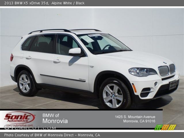 2013 BMW X5 xDrive 35d in Alpine White