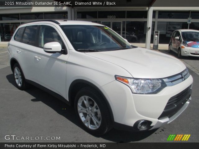 2015 Mitsubishi Outlander SE S-AWC in Diamond White