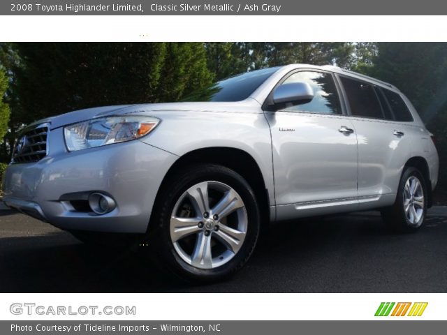 2008 Toyota Highlander Limited in Classic Silver Metallic