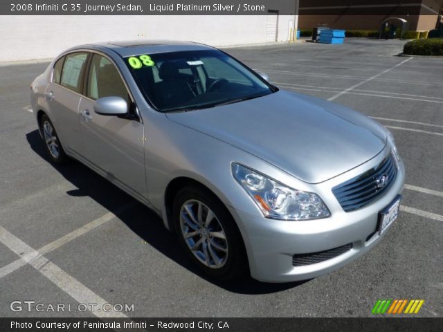 2008 Infiniti G 35 Journey Sedan in Liquid Platinum Silver