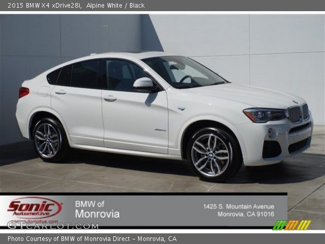 2015 BMW X4 xDrive28i in Alpine White