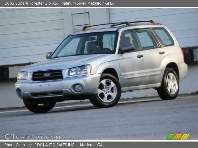 2003 Subaru Forester 2.5 XS in Platinum Silver Metallic