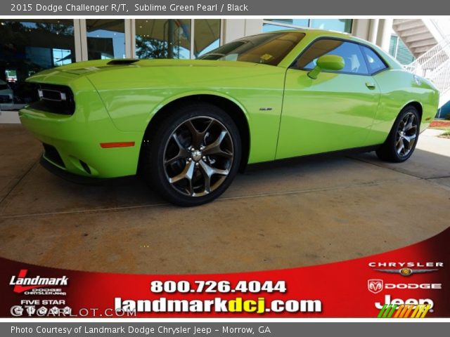 2015 Dodge Challenger R/T in Sublime Green Pearl