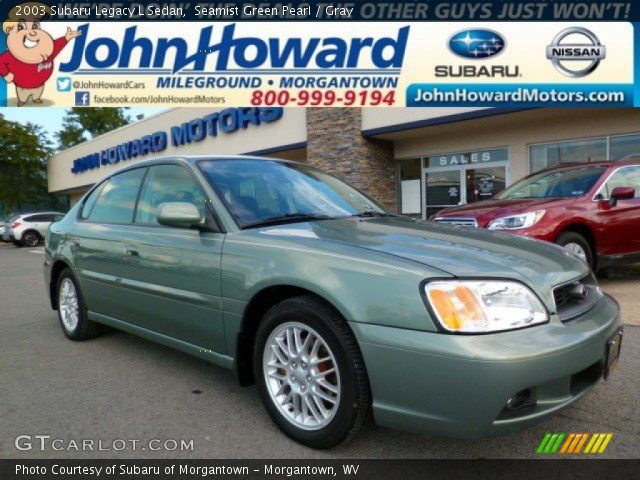 2003 Subaru Legacy L Sedan in Seamist Green Pearl