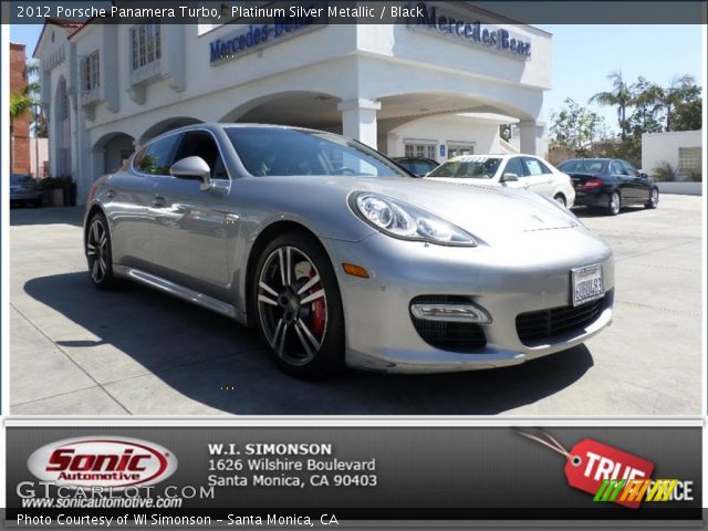 2012 Porsche Panamera Turbo in Platinum Silver Metallic