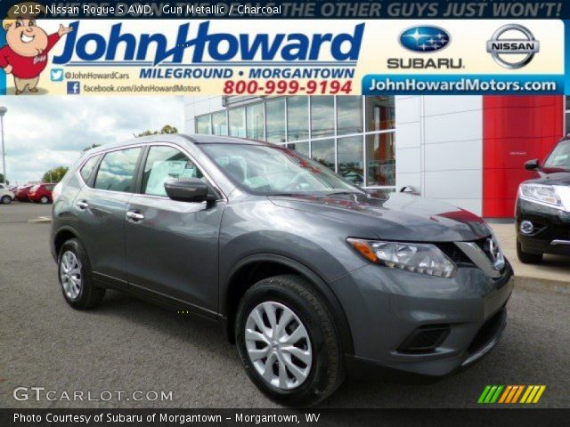 2015 Nissan Rogue S AWD in Gun Metallic
