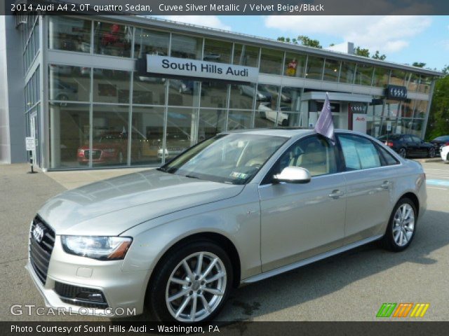 2014 Audi A4 2.0T quattro Sedan in Cuvee Silver Metallic