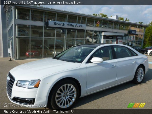 2015 Audi A8 L 3.0T quattro in Ibis White