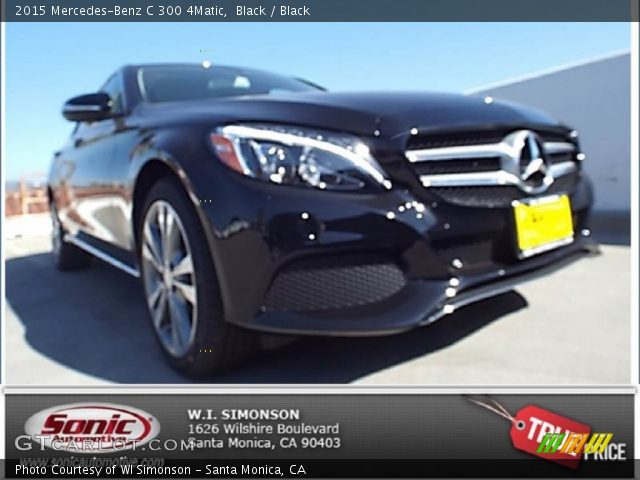 2015 Mercedes-Benz C 300 4Matic in Black