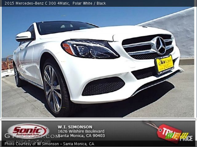 2015 Mercedes-Benz C 300 4Matic in Polar White