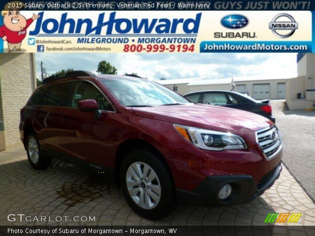 2015 Subaru Outback 2.5i Premium in Venetian Red Pearl
