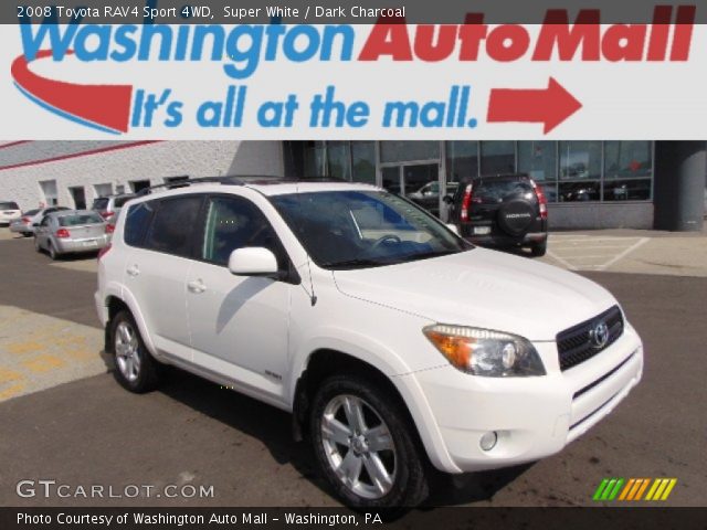 2008 Toyota RAV4 Sport 4WD in Super White