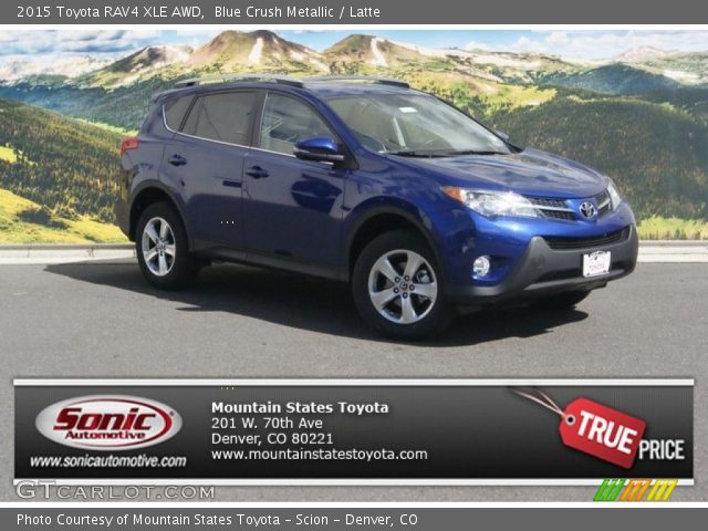 2015 Toyota RAV4 XLE AWD in Blue Crush Metallic