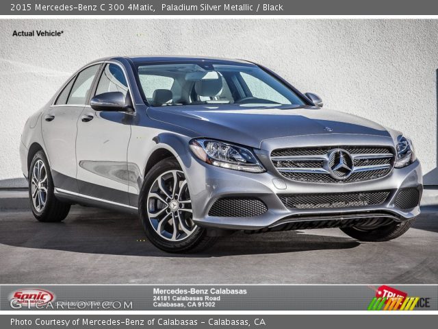 2015 Mercedes-Benz C 300 4Matic in Paladium Silver Metallic