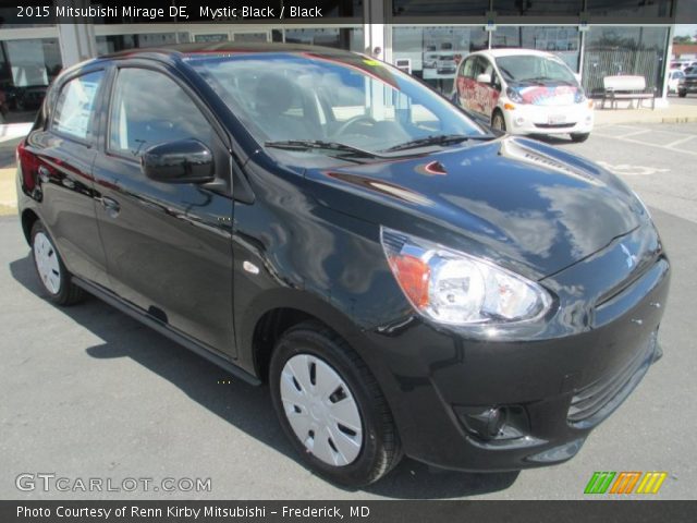 2015 Mitsubishi Mirage DE in Mystic Black