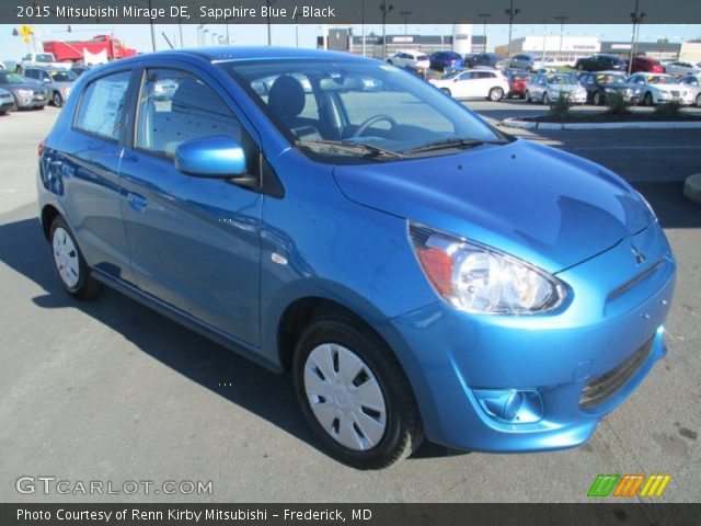 2015 Mitsubishi Mirage DE in Sapphire Blue