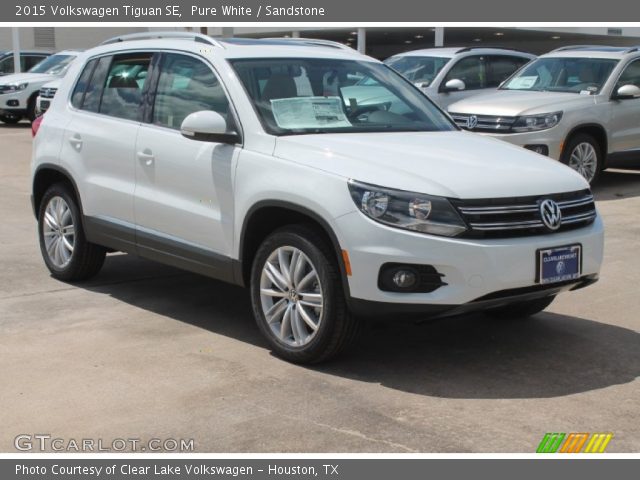 2015 Volkswagen Tiguan SE in Pure White