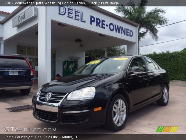 2007 Volkswagen Jetta Wolfsburg Edition Sedan in Black