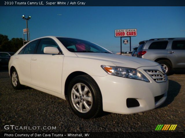 2010 Toyota Camry LE in Super White