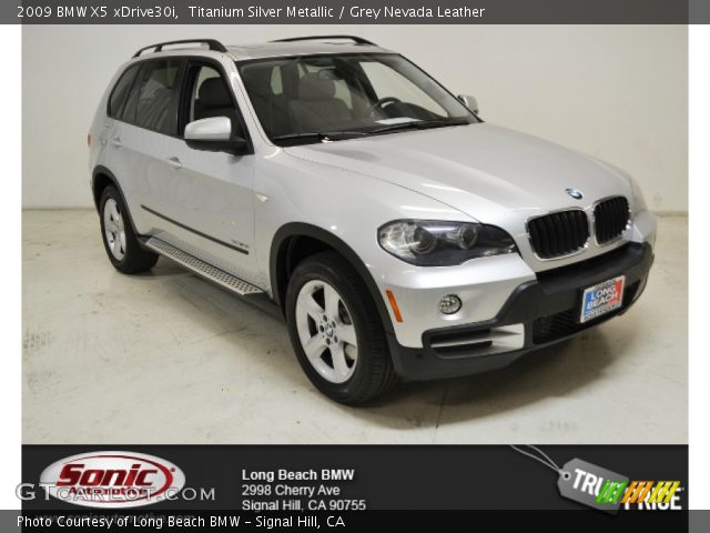 2009 BMW X5 xDrive30i in Titanium Silver Metallic
