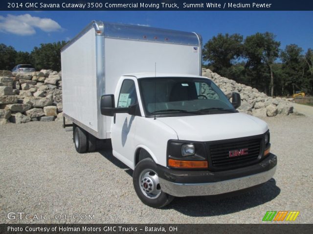 2014 GMC Savana Cutaway 3500 Commercial Moving Truck in Summit White