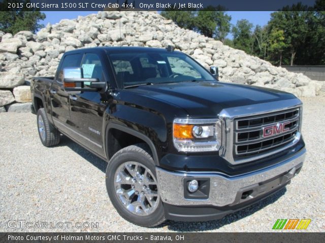 2015 GMC Sierra 1500 SLT Crew Cab 4x4 in Onyx Black