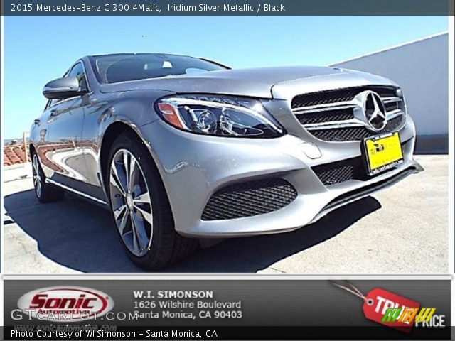 2015 Mercedes-Benz C 300 4Matic in Iridium Silver Metallic