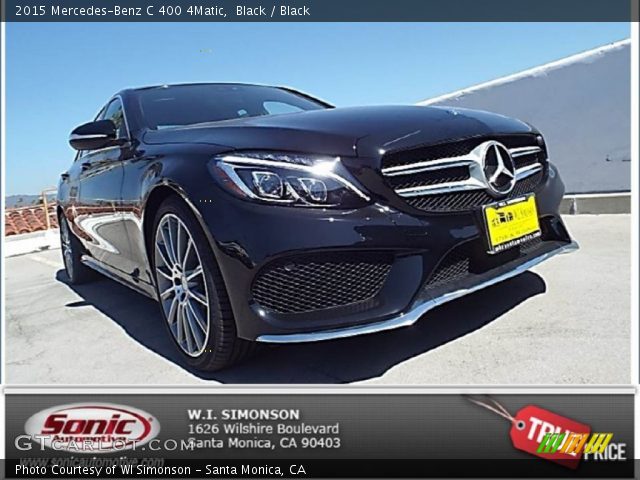 2015 Mercedes-Benz C 400 4Matic in Black