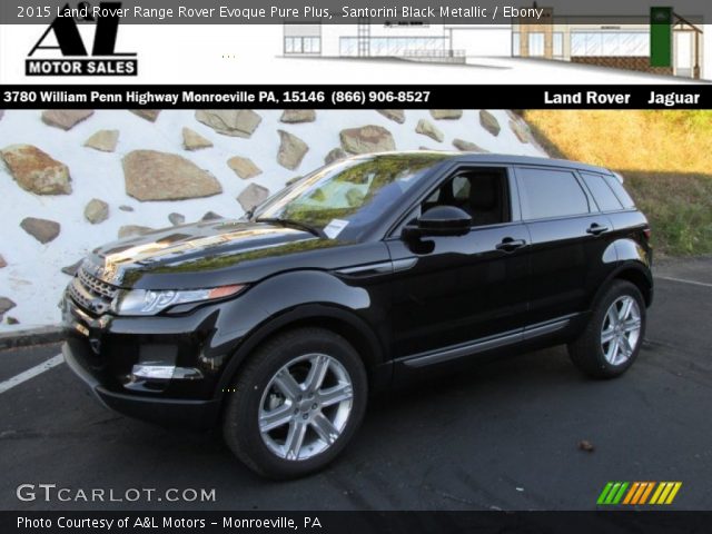 2015 Land Rover Range Rover Evoque Pure Plus in Santorini Black Metallic