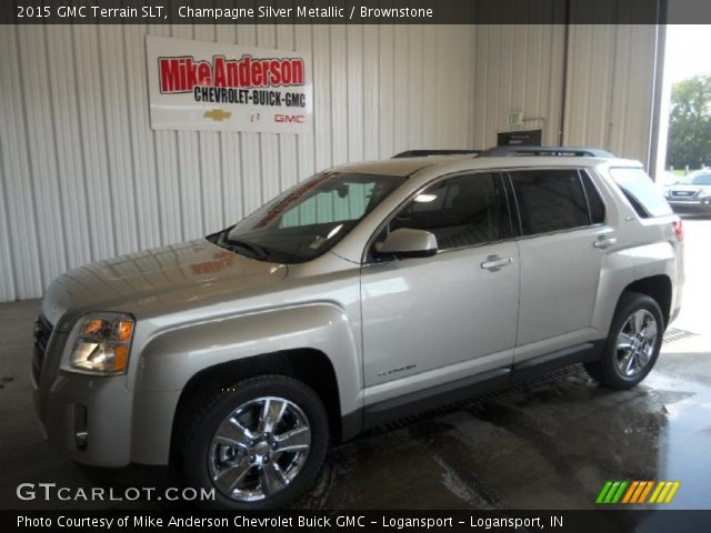 2015 GMC Terrain SLT in Champagne Silver Metallic