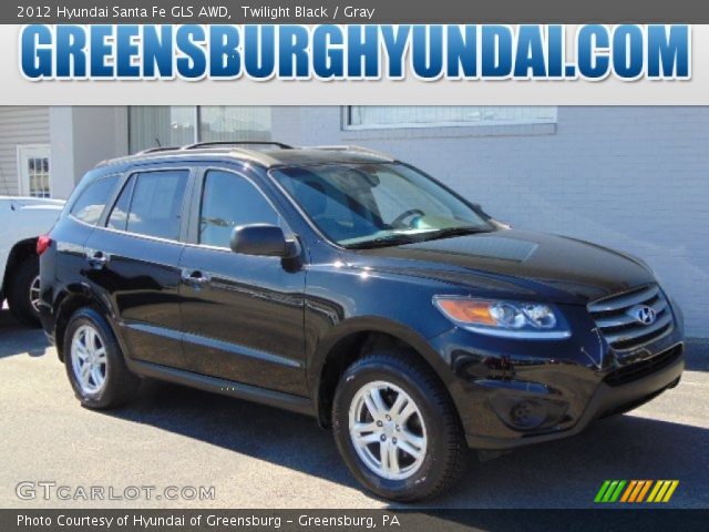 2012 Hyundai Santa Fe GLS AWD in Twilight Black