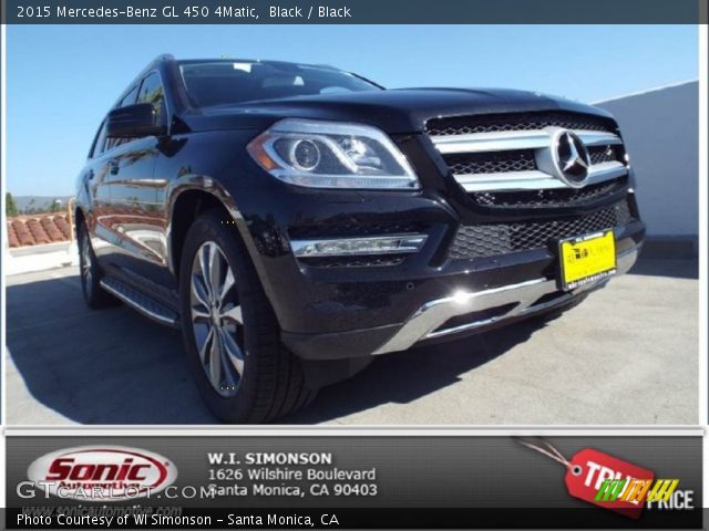 2015 Mercedes-Benz GL 450 4Matic in Black