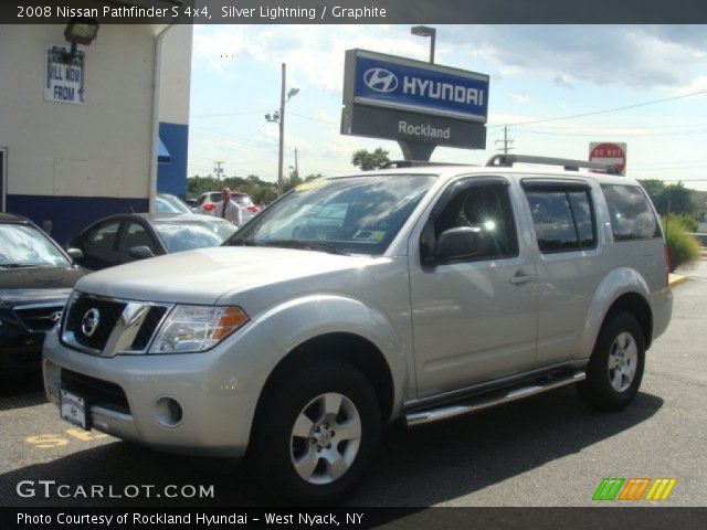 2008 Nissan Pathfinder S 4x4 in Silver Lightning