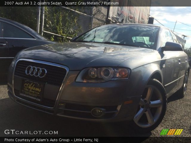 2007 Audi A4 3.2 quattro Sedan in Quartz Gray Metallic