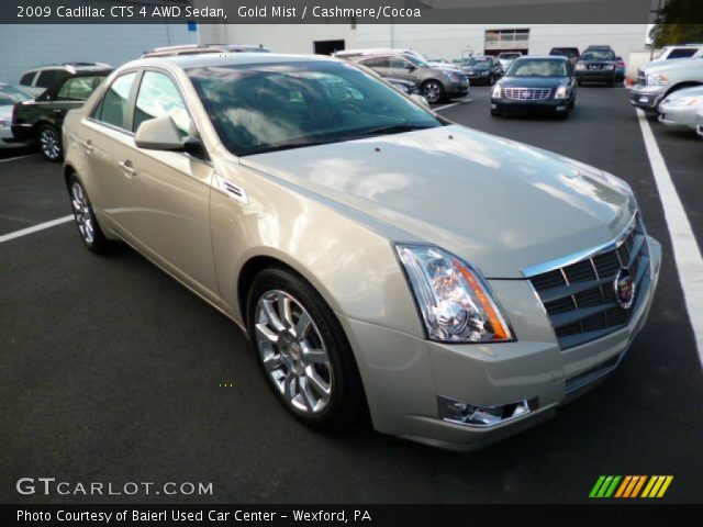 2009 Cadillac CTS 4 AWD Sedan in Gold Mist
