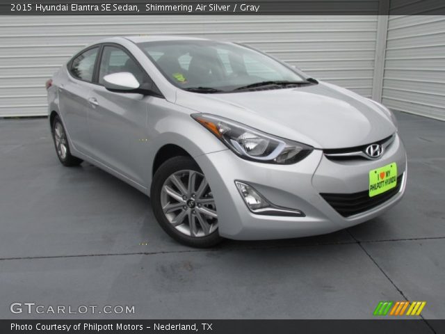 2015 Hyundai Elantra SE Sedan in Shimmering Air Silver