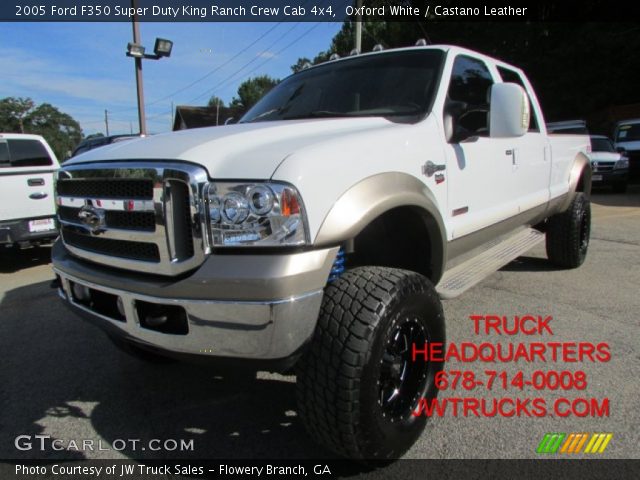 2005 Ford F350 Super Duty King Ranch Crew Cab 4x4 in Oxford White