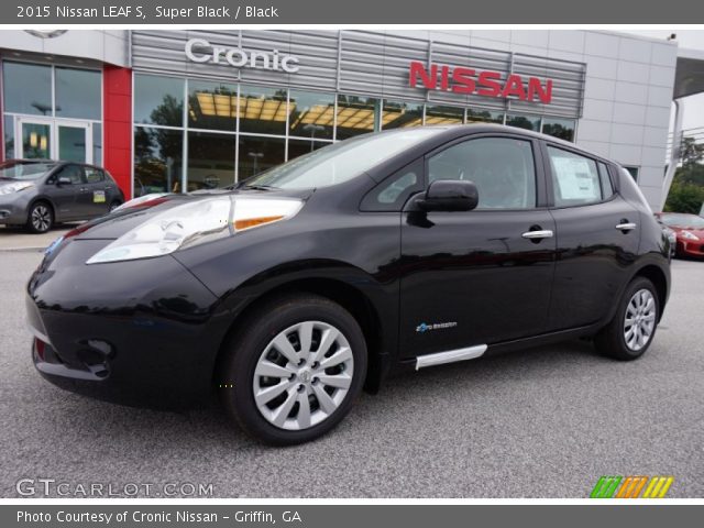 2015 Nissan LEAF S in Super Black