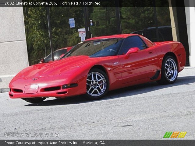 2002 Chevrolet Corvette Z06 in Torch Red