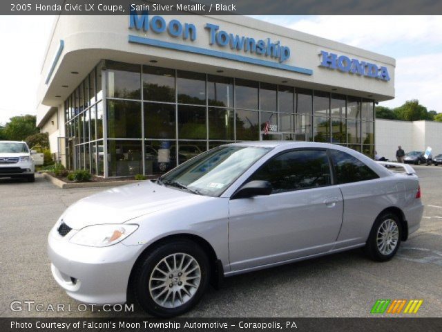 2005 Honda Civic LX Coupe in Satin Silver Metallic