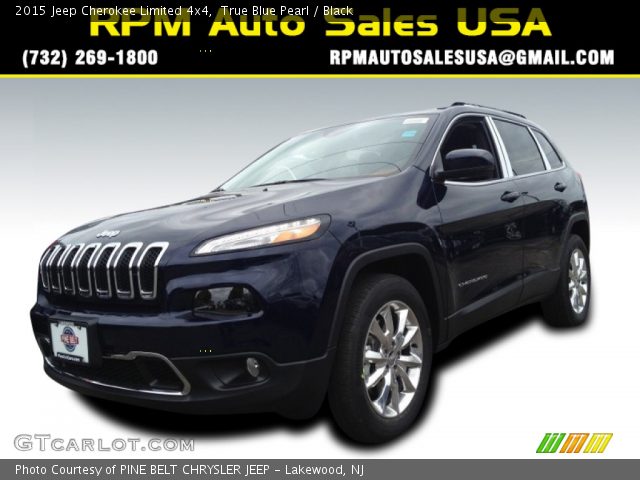2015 Jeep Cherokee Limited 4x4 in True Blue Pearl